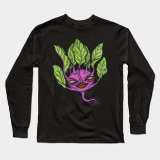 Medusa is a kohlrabi Long Sleeve T-Shirt